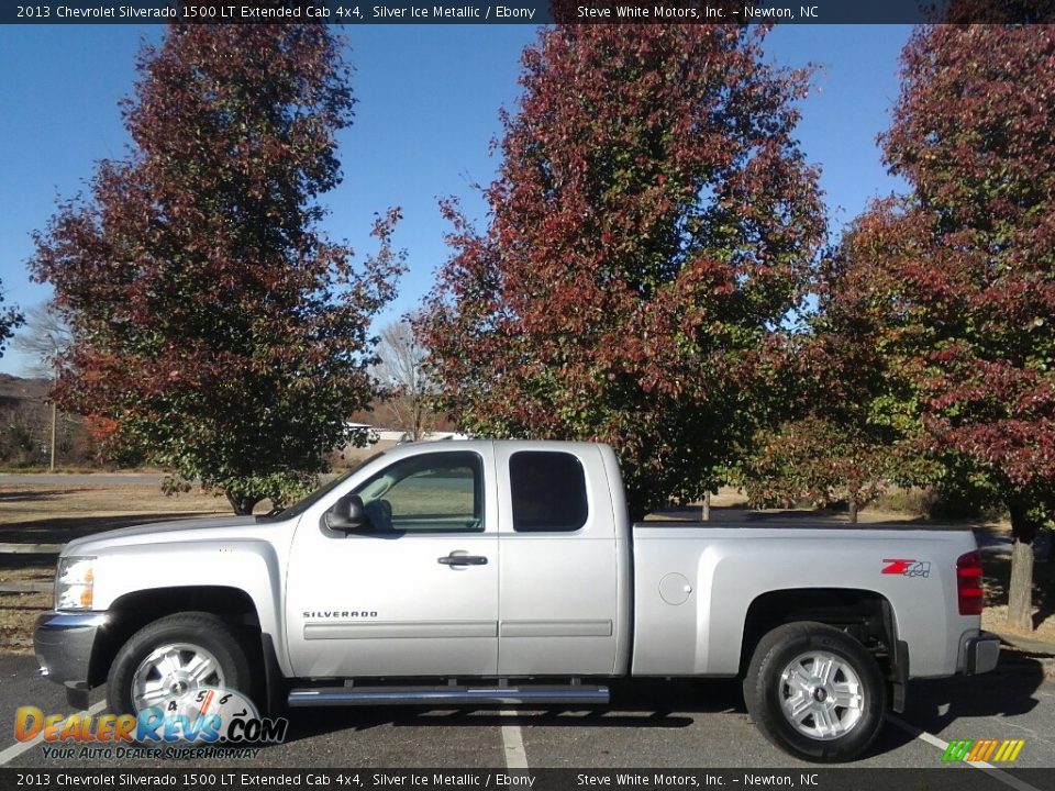 2013 Chevrolet Silverado 1500 LT Extended Cab 4x4 Silver Ice Metallic / Ebony Photo #1