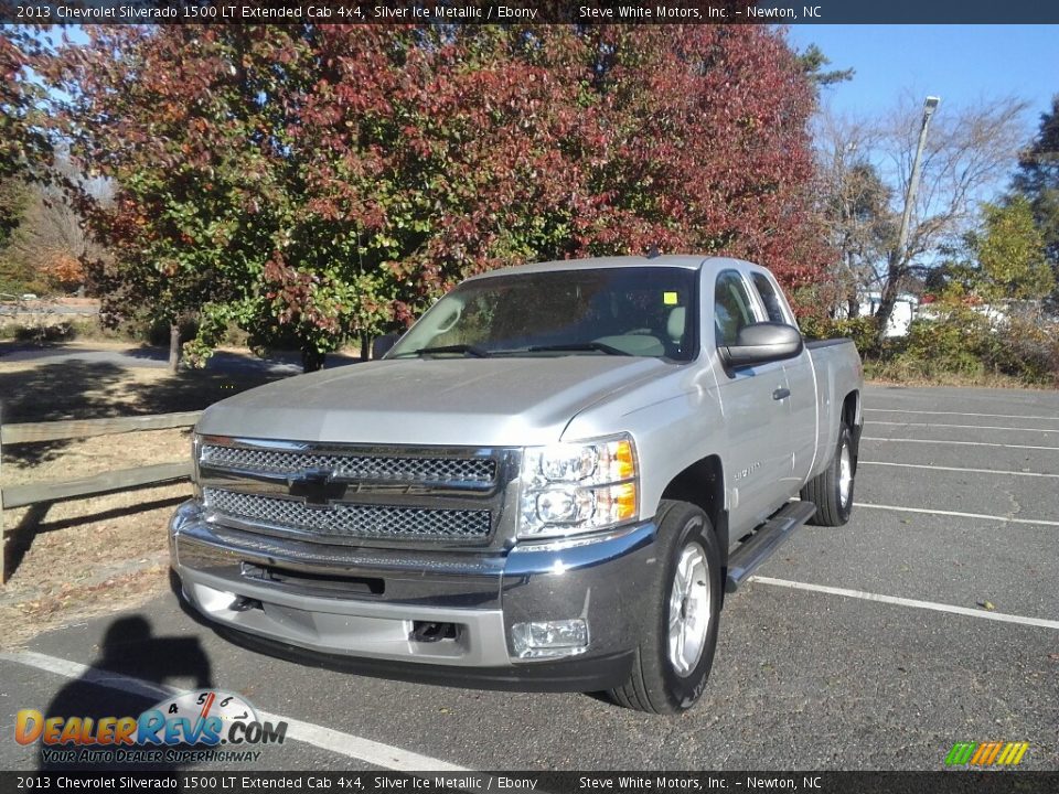 2013 Chevrolet Silverado 1500 LT Extended Cab 4x4 Silver Ice Metallic / Ebony Photo #2