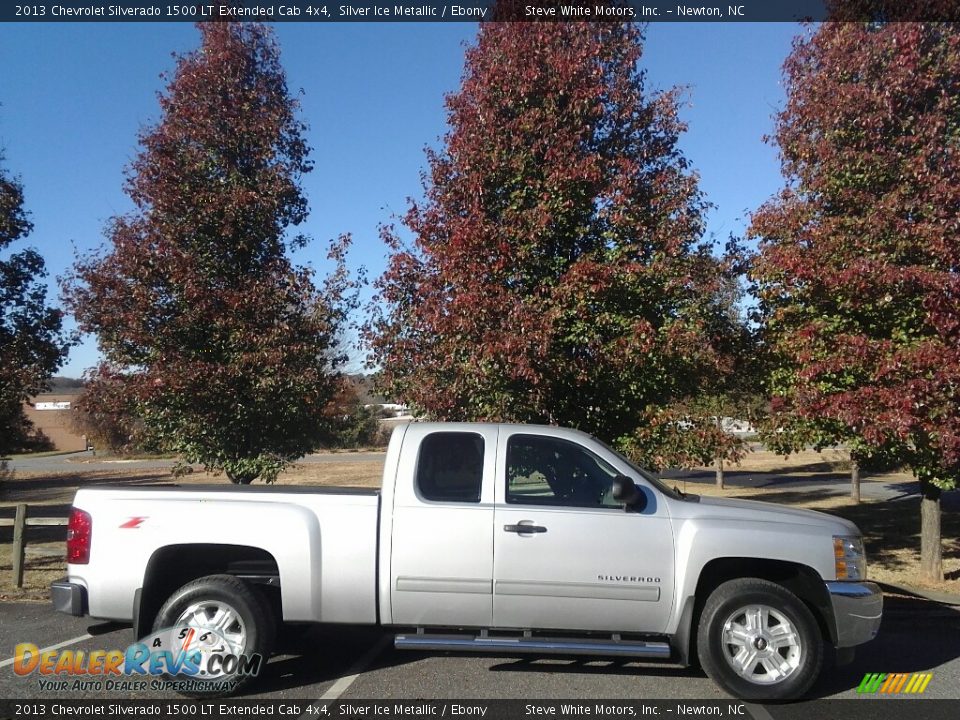 2013 Chevrolet Silverado 1500 LT Extended Cab 4x4 Silver Ice Metallic / Ebony Photo #5