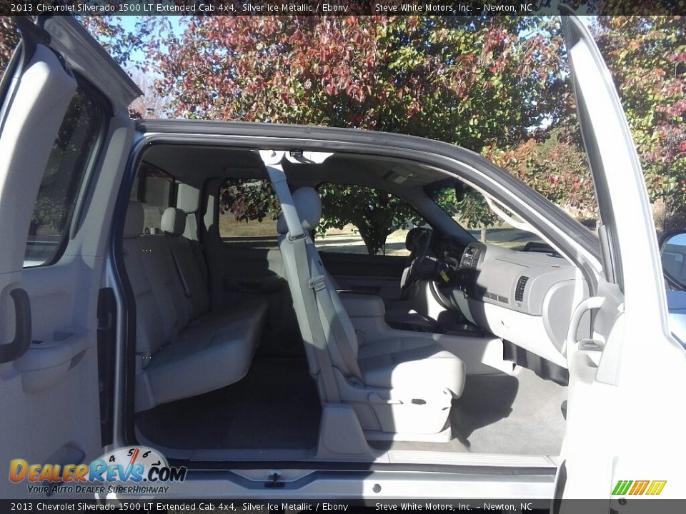 2013 Chevrolet Silverado 1500 LT Extended Cab 4x4 Silver Ice Metallic / Ebony Photo #13