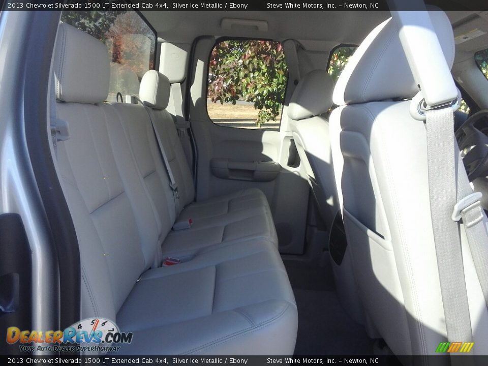 2013 Chevrolet Silverado 1500 LT Extended Cab 4x4 Silver Ice Metallic / Ebony Photo #14