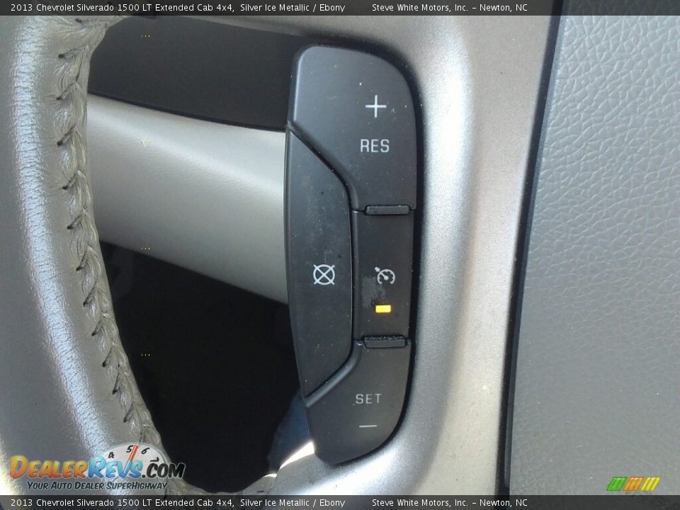 2013 Chevrolet Silverado 1500 LT Extended Cab 4x4 Silver Ice Metallic / Ebony Photo #17