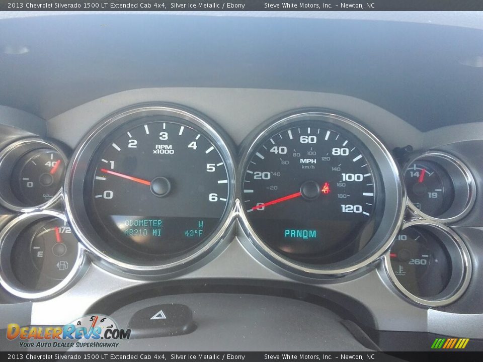 2013 Chevrolet Silverado 1500 LT Extended Cab 4x4 Silver Ice Metallic / Ebony Photo #19