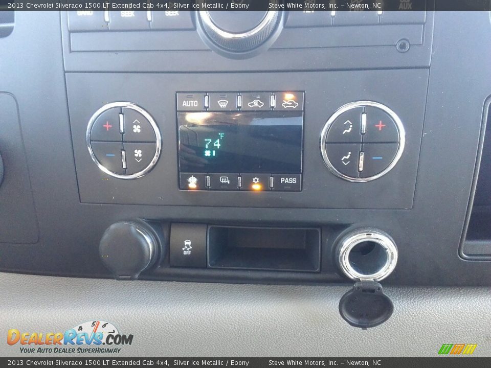 2013 Chevrolet Silverado 1500 LT Extended Cab 4x4 Silver Ice Metallic / Ebony Photo #21