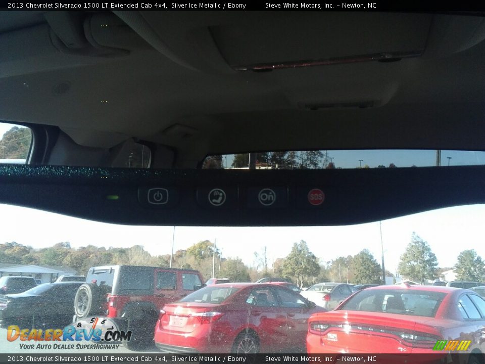2013 Chevrolet Silverado 1500 LT Extended Cab 4x4 Silver Ice Metallic / Ebony Photo #24