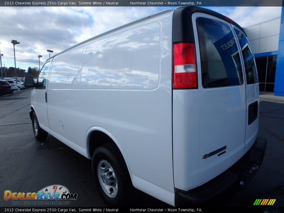 2013 Chevrolet Express 2500 Cargo Van Summit White / Neutral Photo #6