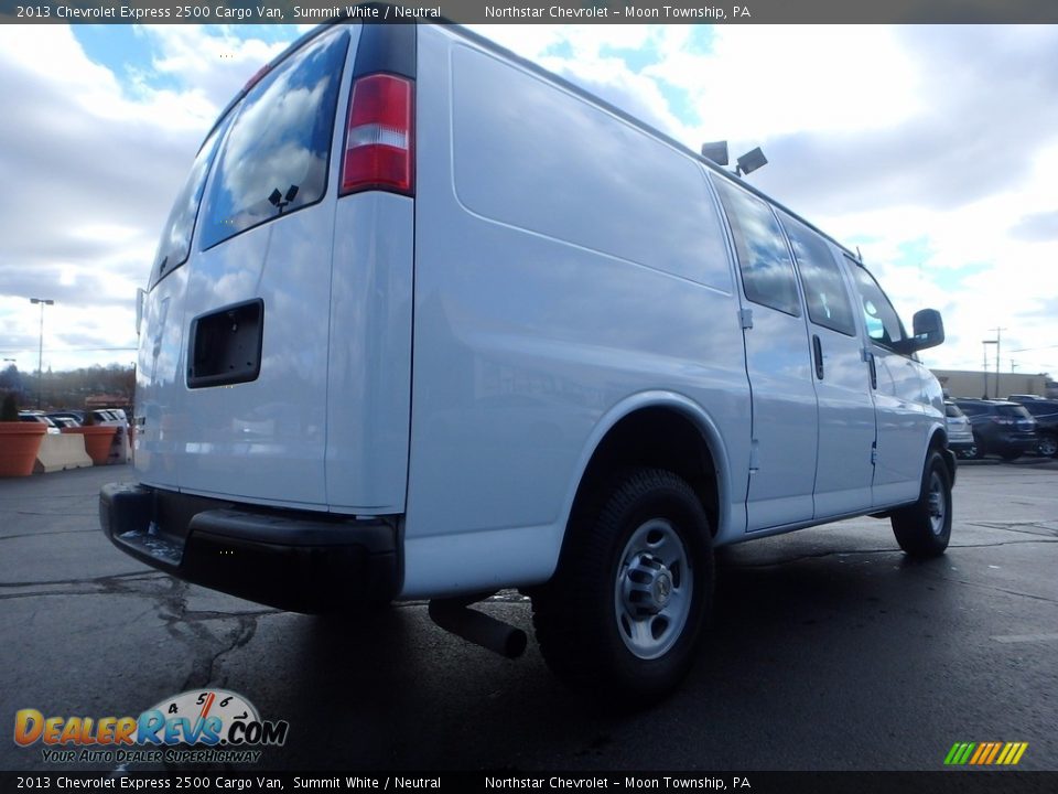2013 Chevrolet Express 2500 Cargo Van Summit White / Neutral Photo #12
