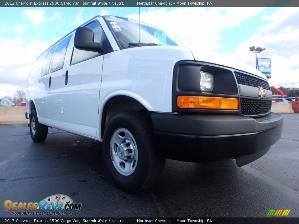 2013 Chevrolet Express 2500 Cargo Van Summit White / Neutral Photo #17