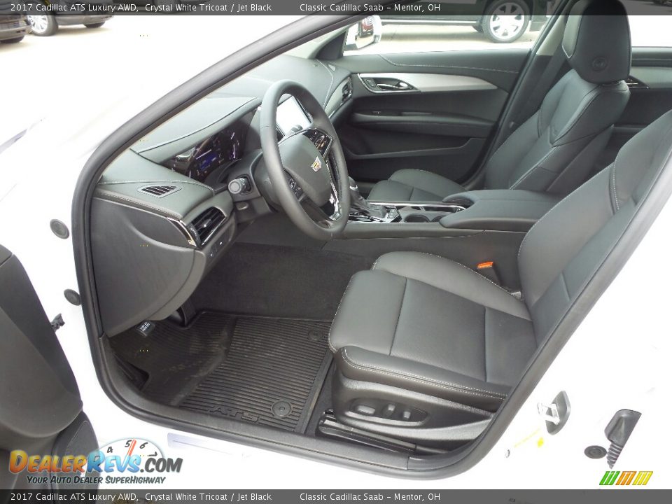 Jet Black Interior - 2017 Cadillac ATS Luxury AWD Photo #3