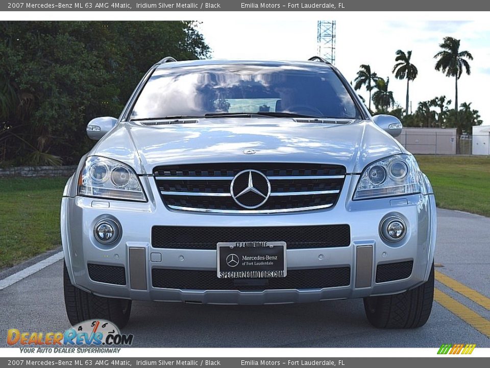 2007 Mercedes-Benz ML 63 AMG 4Matic Iridium Silver Metallic / Black Photo #3