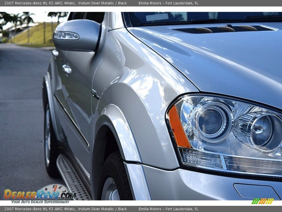 2007 Mercedes-Benz ML 63 AMG 4Matic Iridium Silver Metallic / Black Photo #13