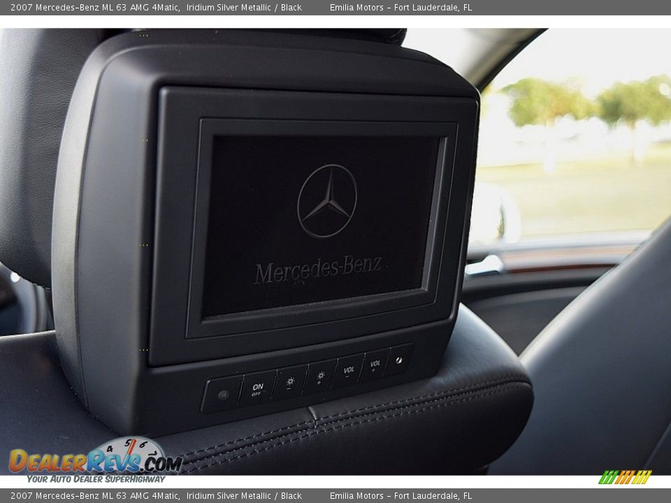 2007 Mercedes-Benz ML 63 AMG 4Matic Iridium Silver Metallic / Black Photo #31