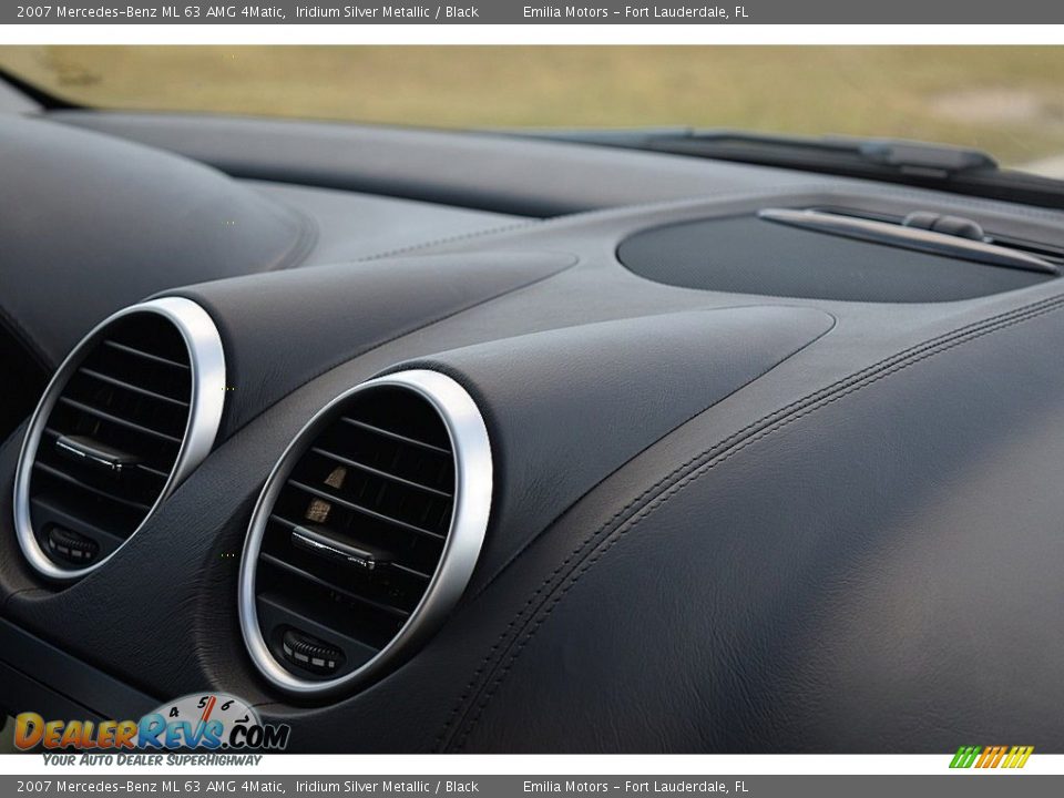 2007 Mercedes-Benz ML 63 AMG 4Matic Iridium Silver Metallic / Black Photo #33