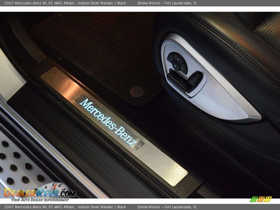 2007 Mercedes-Benz ML 63 AMG 4Matic Iridium Silver Metallic / Black Photo #40