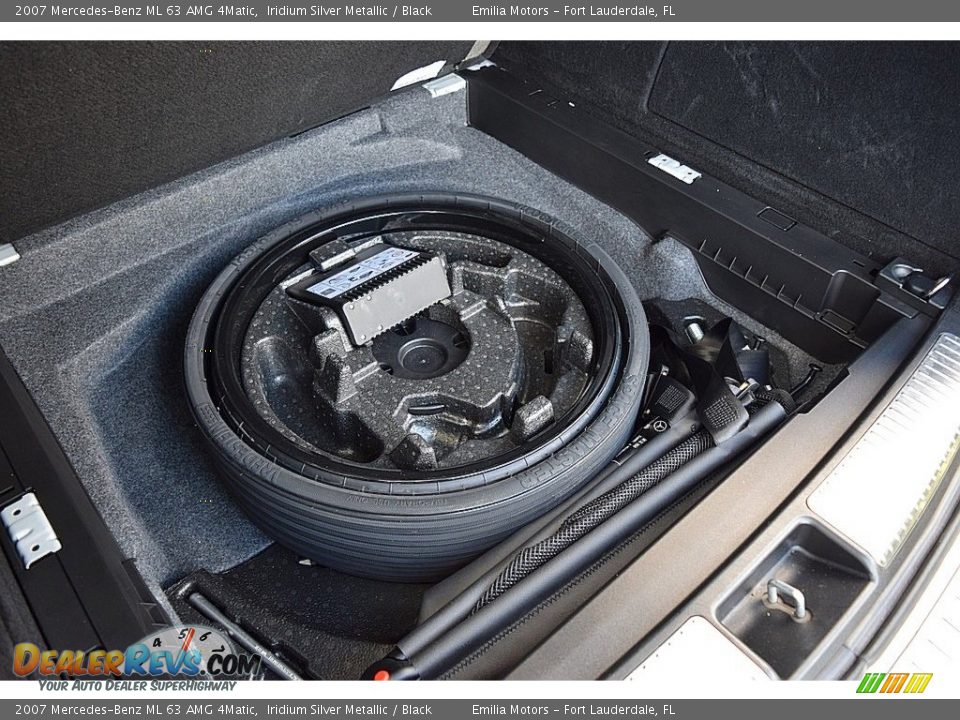 2007 Mercedes-Benz ML 63 AMG 4Matic Iridium Silver Metallic / Black Photo #44