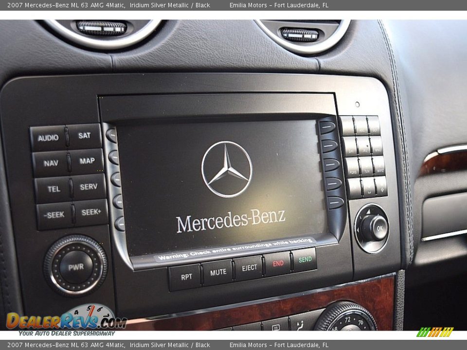 2007 Mercedes-Benz ML 63 AMG 4Matic Iridium Silver Metallic / Black Photo #52