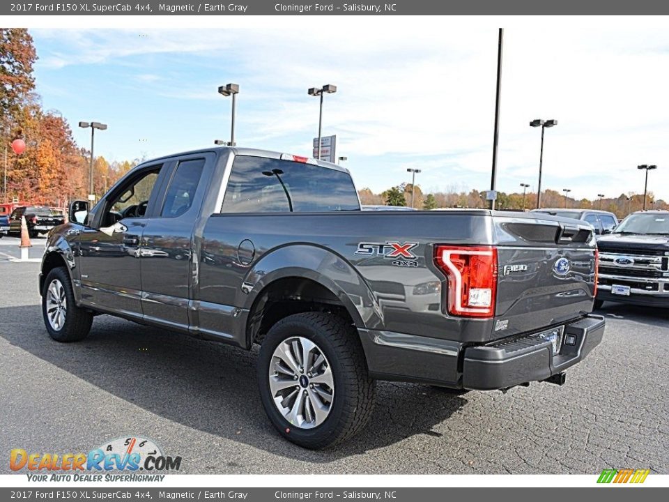 2017 Ford F150 XL SuperCab 4x4 Magnetic / Earth Gray Photo #19