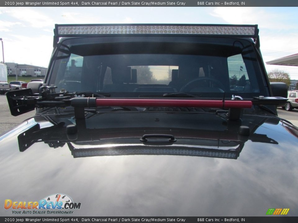 2010 Jeep Wrangler Unlimited Sport 4x4 Dark Charcoal Pearl / Dark Slate Gray/Medium Slate Gray Photo #10