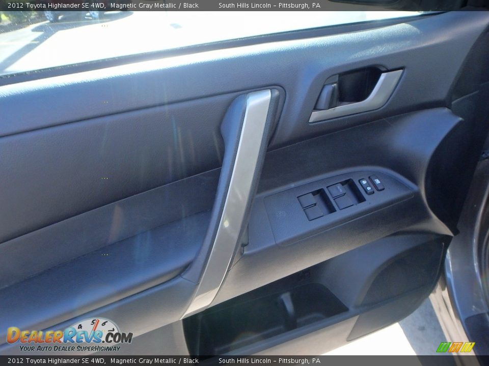 2012 Toyota Highlander SE 4WD Magnetic Gray Metallic / Black Photo #19