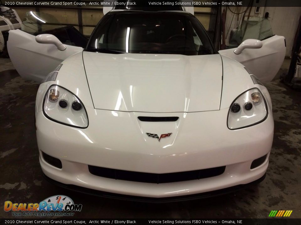 2010 Chevrolet Corvette Grand Sport Coupe Arctic White / Ebony Black Photo #3