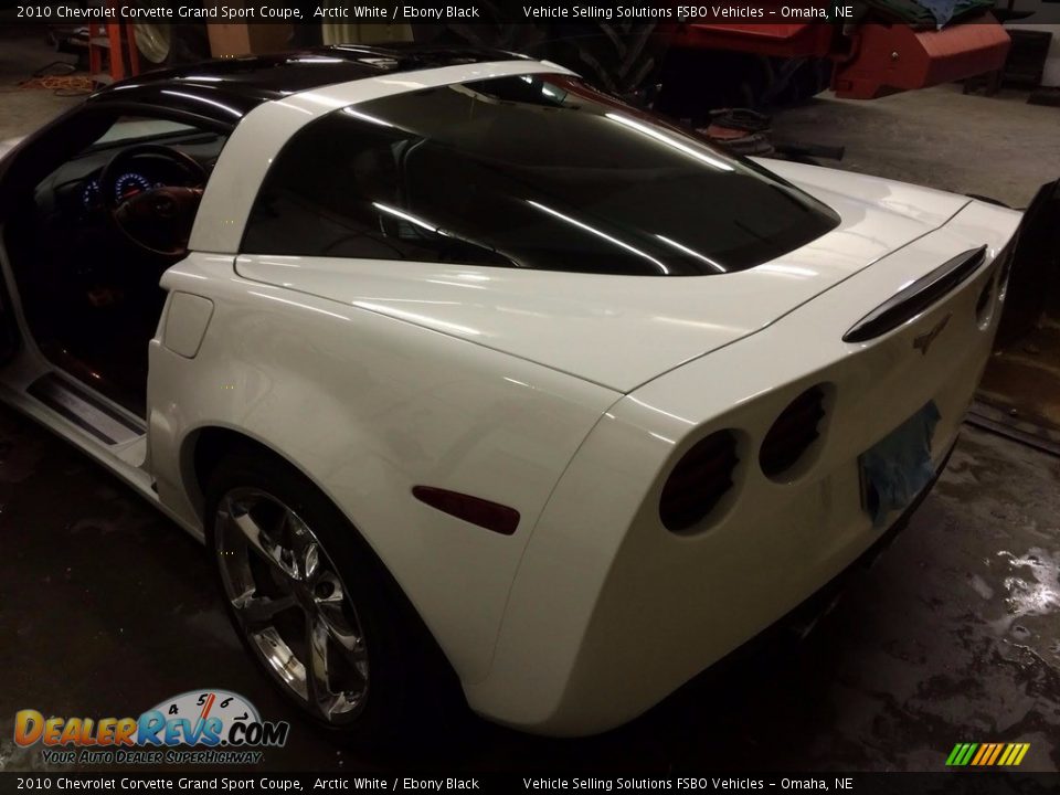 2010 Chevrolet Corvette Grand Sport Coupe Arctic White / Ebony Black Photo #14