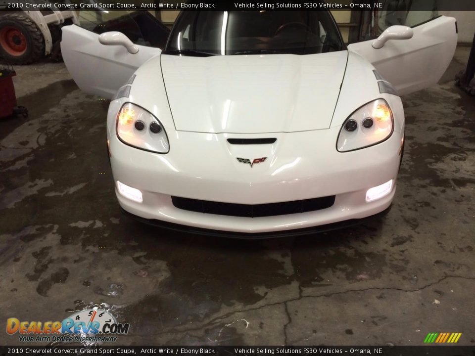 2010 Chevrolet Corvette Grand Sport Coupe Arctic White / Ebony Black Photo #17