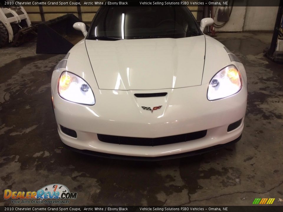 2010 Chevrolet Corvette Grand Sport Coupe Arctic White / Ebony Black Photo #18