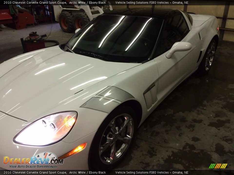 2010 Chevrolet Corvette Grand Sport Coupe Arctic White / Ebony Black Photo #20