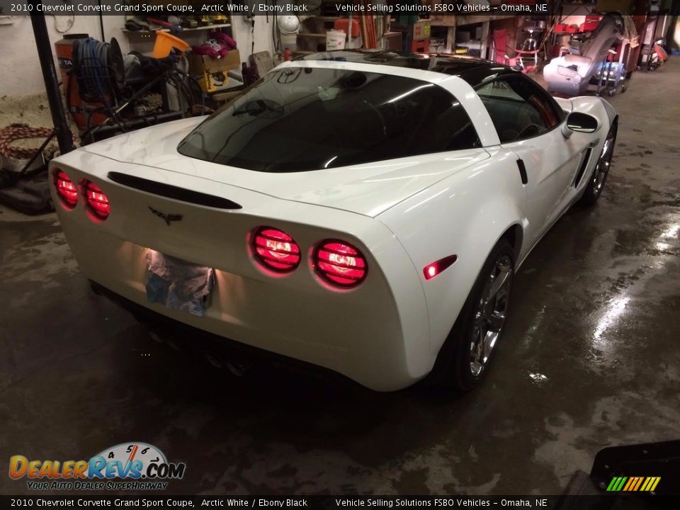 2010 Chevrolet Corvette Grand Sport Coupe Arctic White / Ebony Black Photo #21