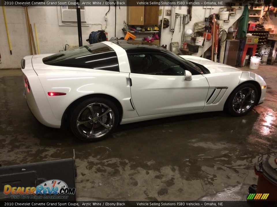 2010 Chevrolet Corvette Grand Sport Coupe Arctic White / Ebony Black Photo #22