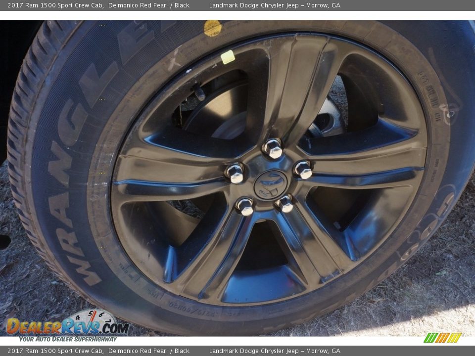 2017 Ram 1500 Sport Crew Cab Delmonico Red Pearl / Black Photo #5