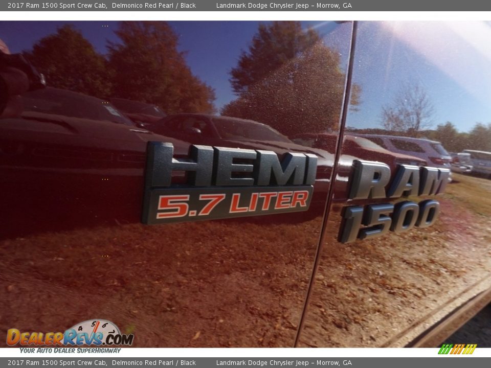 2017 Ram 1500 Sport Crew Cab Delmonico Red Pearl / Black Photo #6