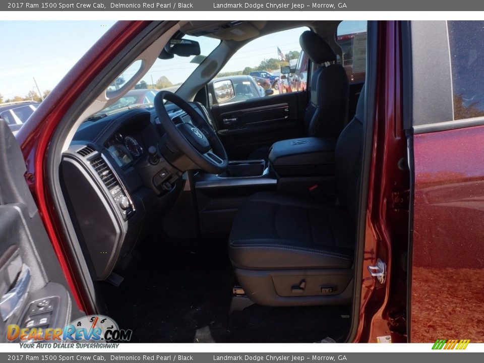 2017 Ram 1500 Sport Crew Cab Delmonico Red Pearl / Black Photo #7