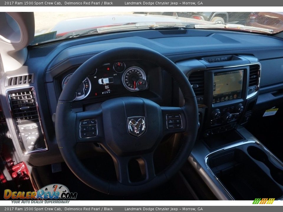 2017 Ram 1500 Sport Crew Cab Delmonico Red Pearl / Black Photo #8