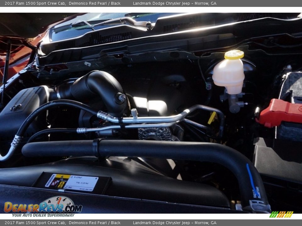 2017 Ram 1500 Sport Crew Cab Delmonico Red Pearl / Black Photo #9