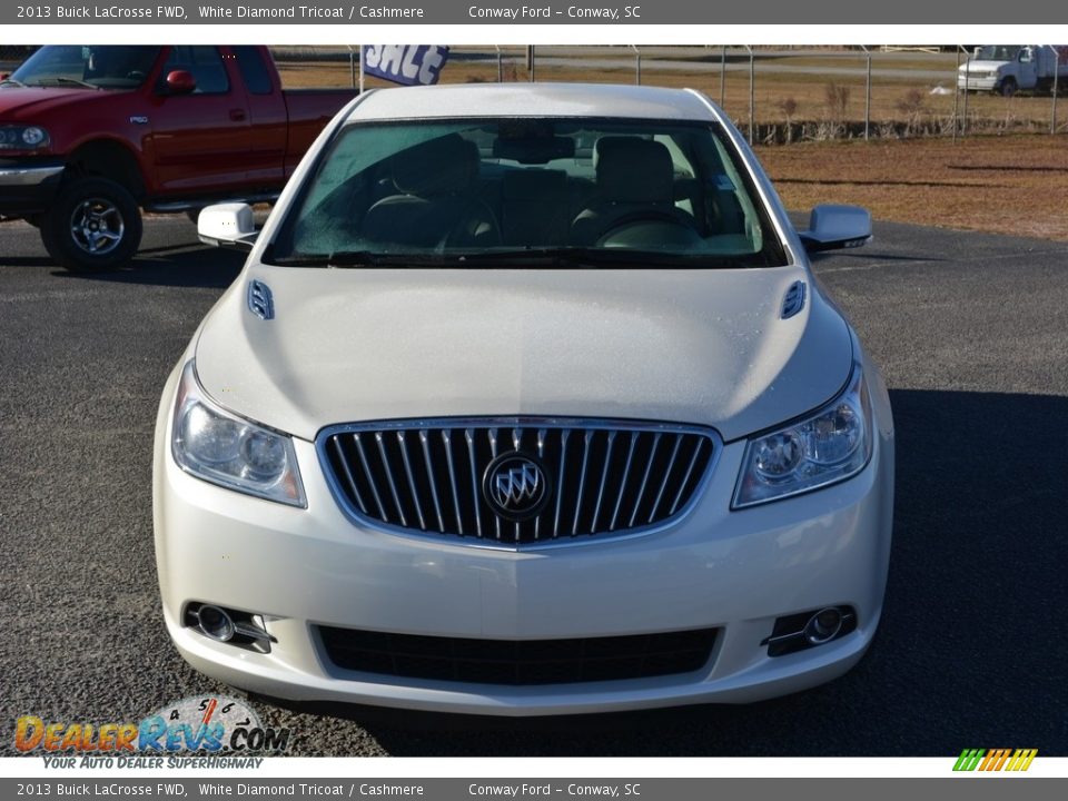 2013 Buick LaCrosse FWD White Diamond Tricoat / Cashmere Photo #9