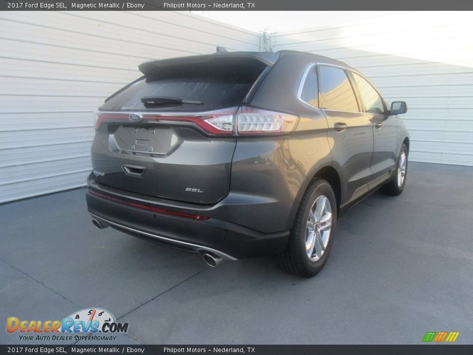 2017 Ford Edge SEL Magnetic Metallic / Ebony Photo #4