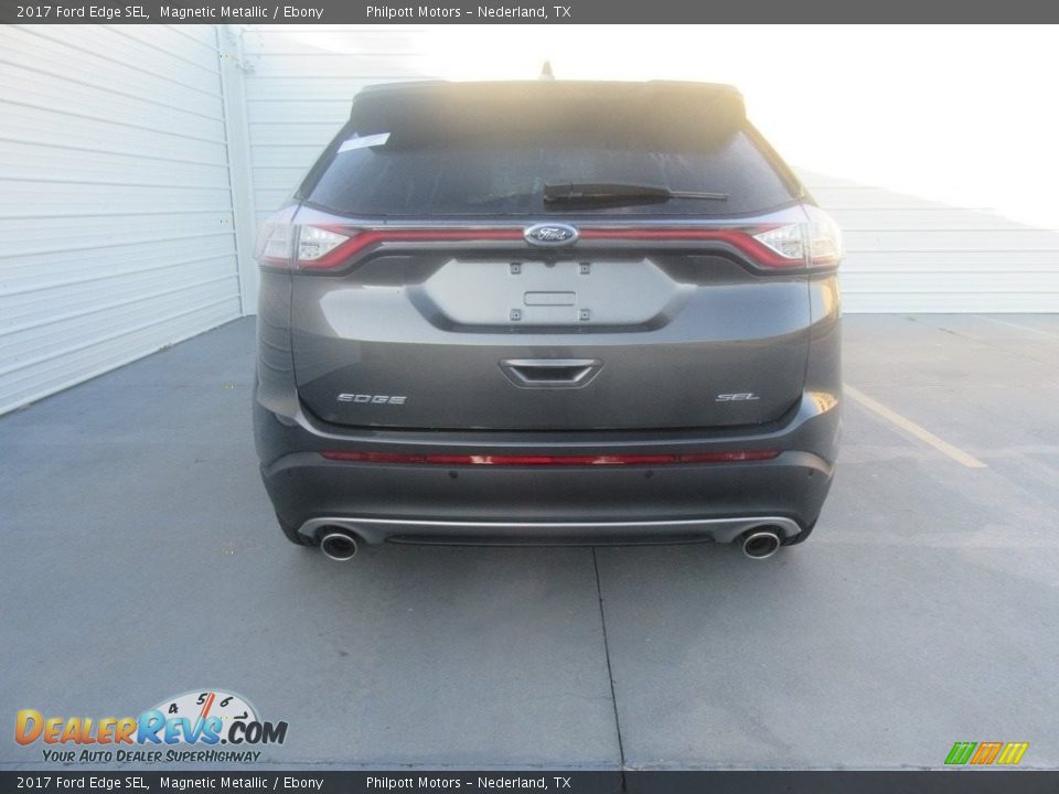 2017 Ford Edge SEL Magnetic Metallic / Ebony Photo #5