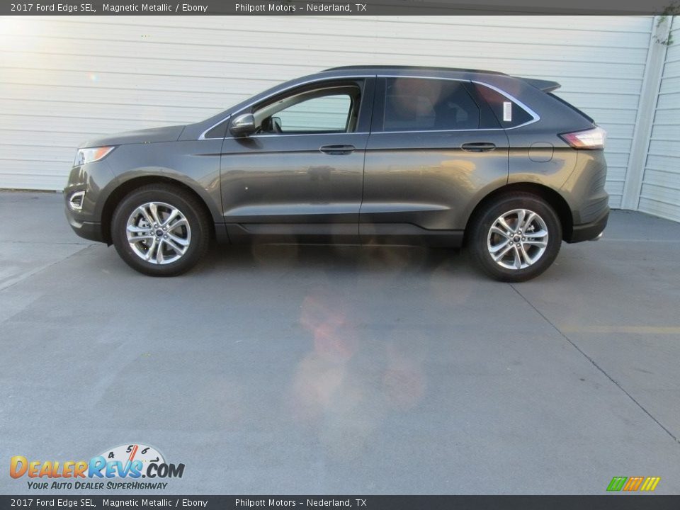 2017 Ford Edge SEL Magnetic Metallic / Ebony Photo #6