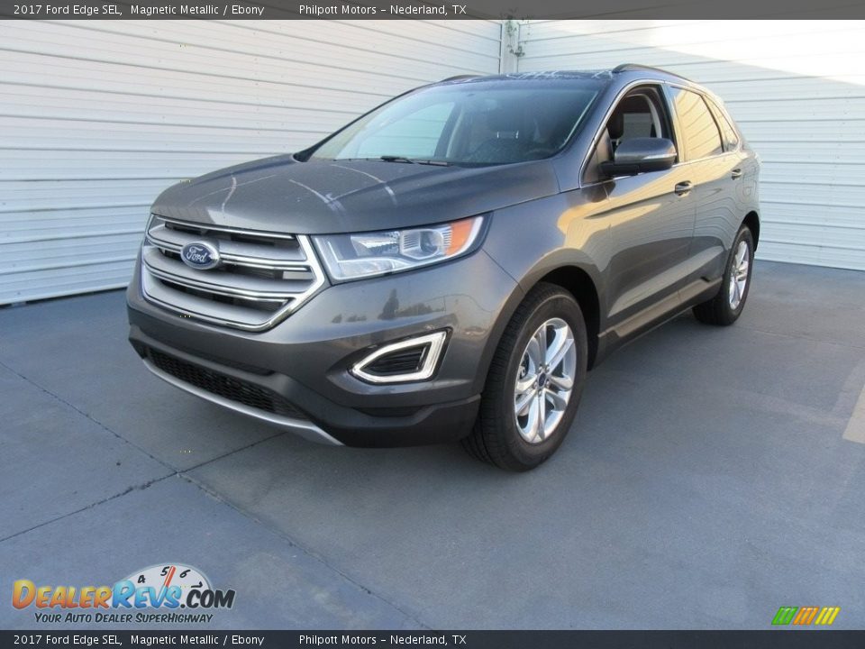2017 Ford Edge SEL Magnetic Metallic / Ebony Photo #7