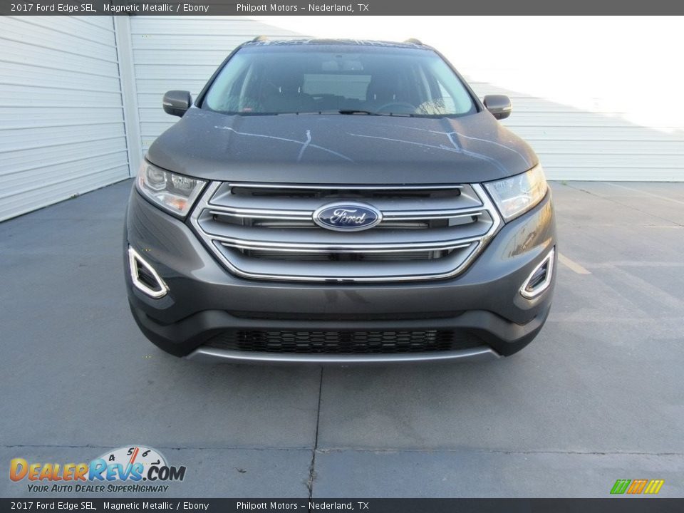 2017 Ford Edge SEL Magnetic Metallic / Ebony Photo #8