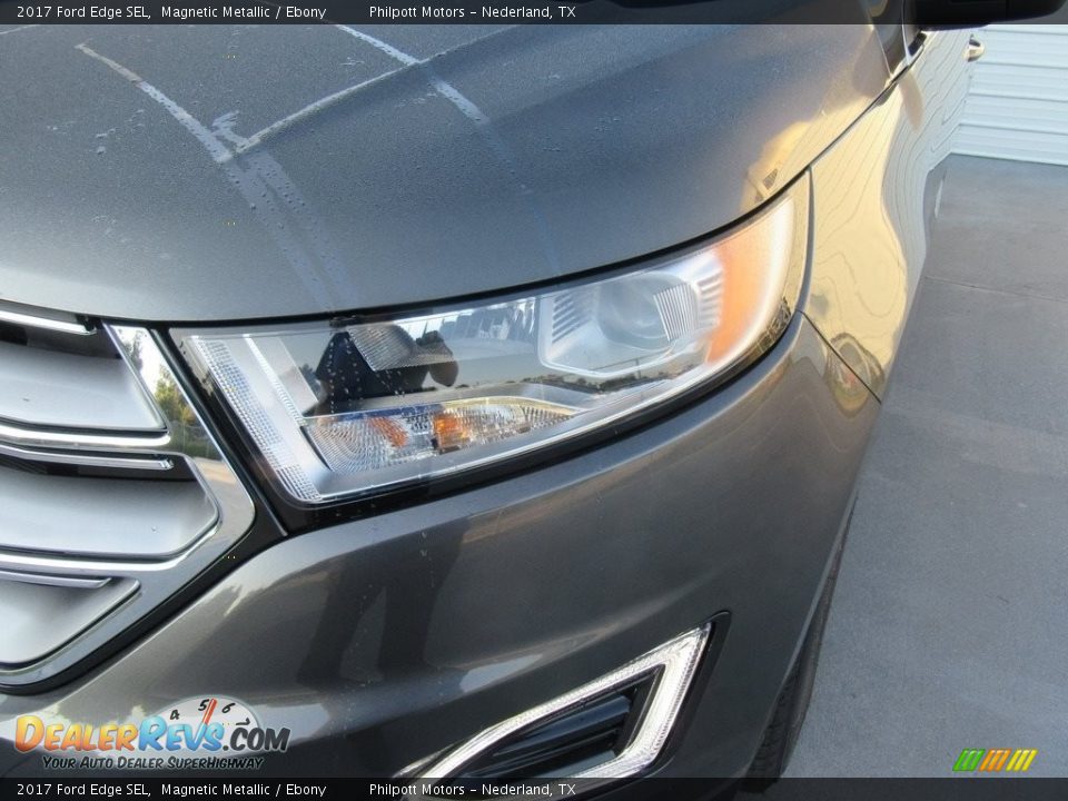 2017 Ford Edge SEL Magnetic Metallic / Ebony Photo #9