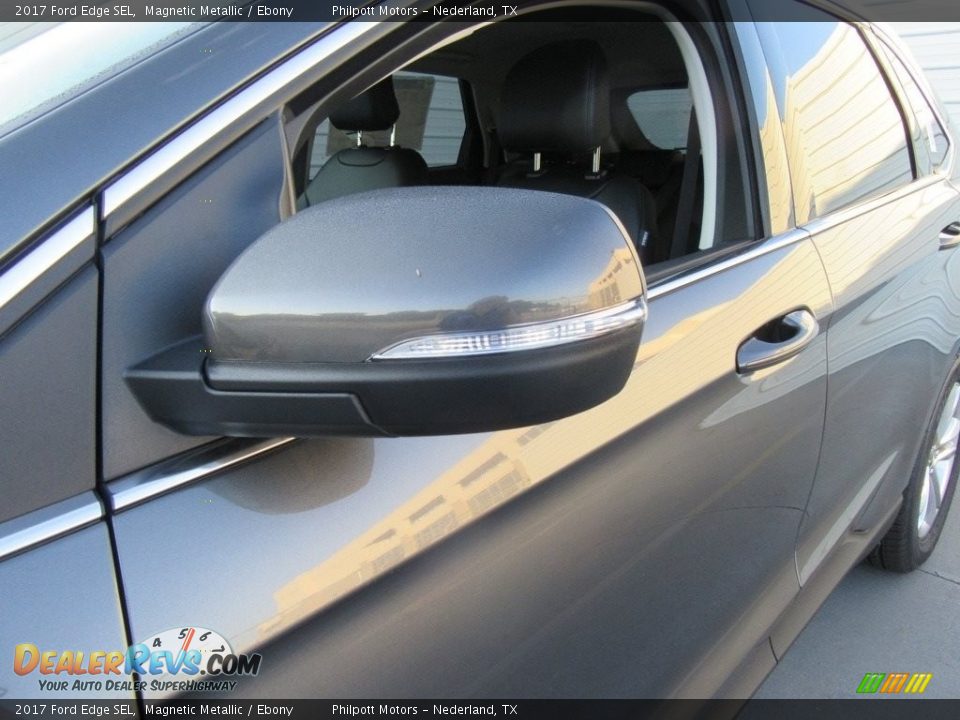 2017 Ford Edge SEL Magnetic Metallic / Ebony Photo #12