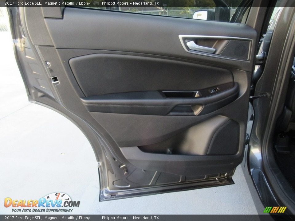 2017 Ford Edge SEL Magnetic Metallic / Ebony Photo #18