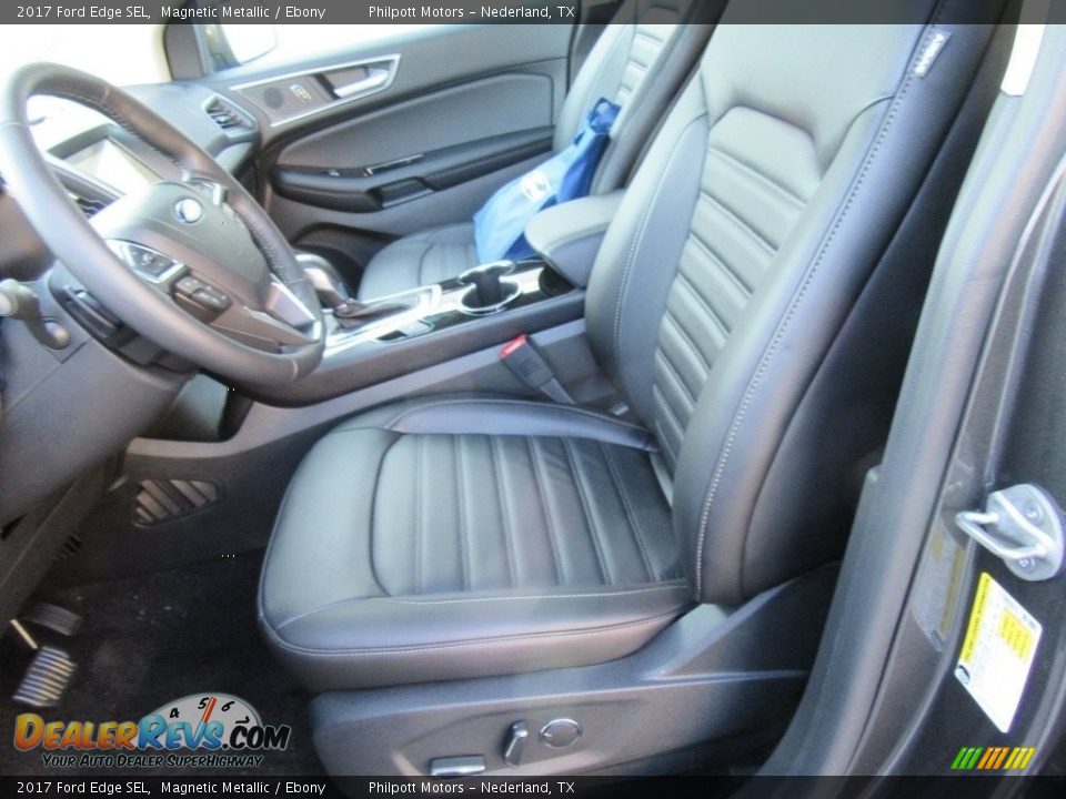 2017 Ford Edge SEL Magnetic Metallic / Ebony Photo #22