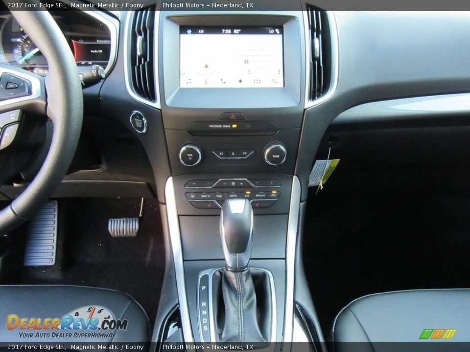 2017 Ford Edge SEL Magnetic Metallic / Ebony Photo #25