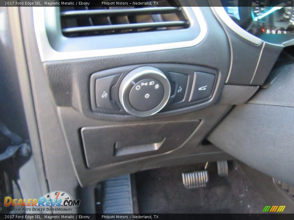 2017 Ford Edge SEL Magnetic Metallic / Ebony Photo #31