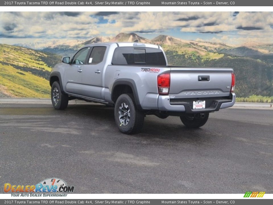 2017 Toyota Tacoma TRD Off Road Double Cab 4x4 Silver Sky Metallic / TRD Graphite Photo #3