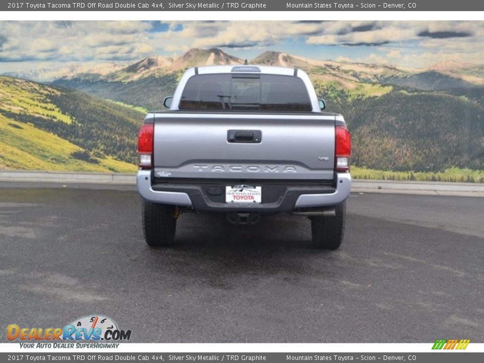 2017 Toyota Tacoma TRD Off Road Double Cab 4x4 Silver Sky Metallic / TRD Graphite Photo #4