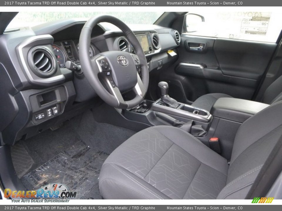 2017 Toyota Tacoma TRD Off Road Double Cab 4x4 Silver Sky Metallic / TRD Graphite Photo #5